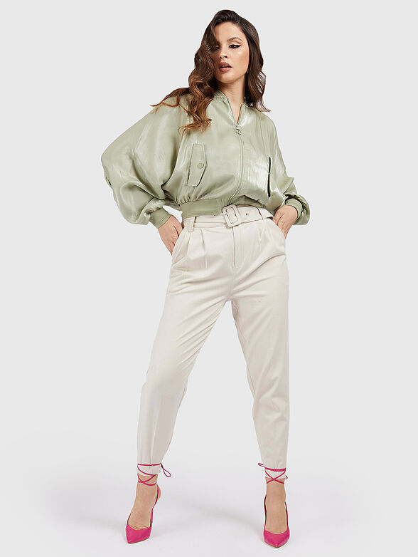 JAN Bomber jacket in pale green - 2