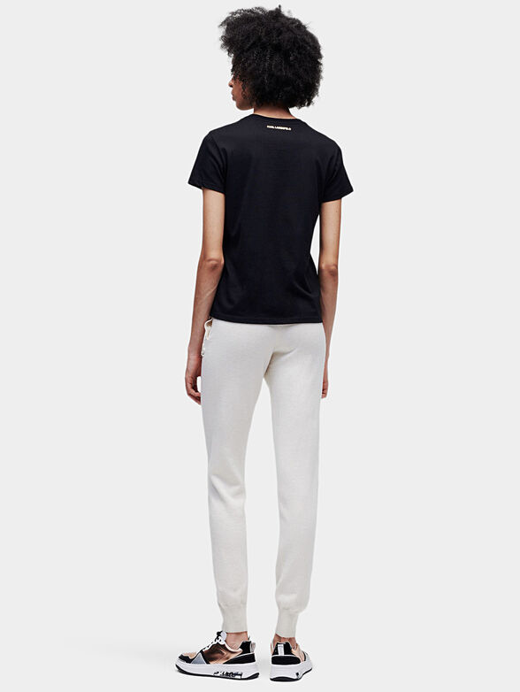 IKONIK KARL ART DECO Black T-shirt - 1