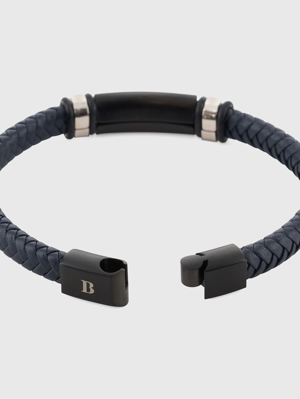Leather bracelet with logo detail - 2
