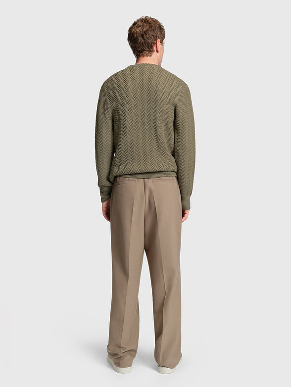 Knitted wool sweater - 3