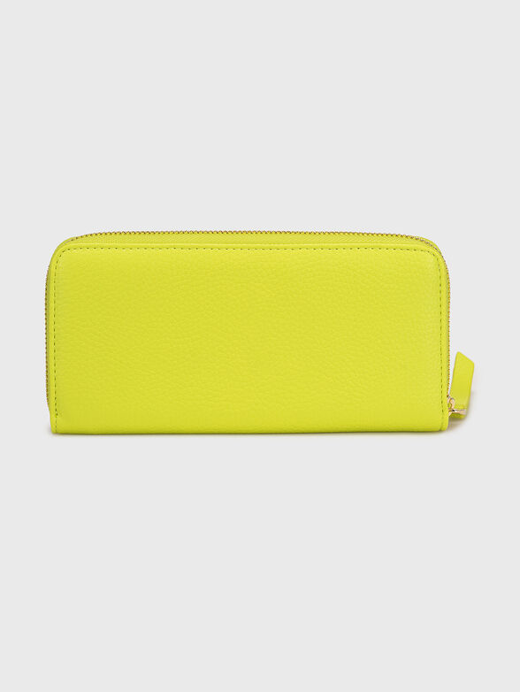 Eco leather purse with logo accent - 2