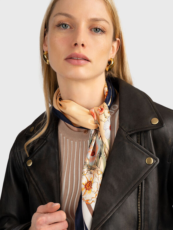 Floral print scarf - 2