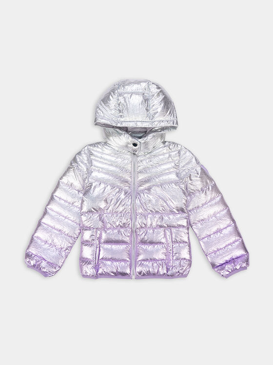 Padded jacket with ombre effect - 1