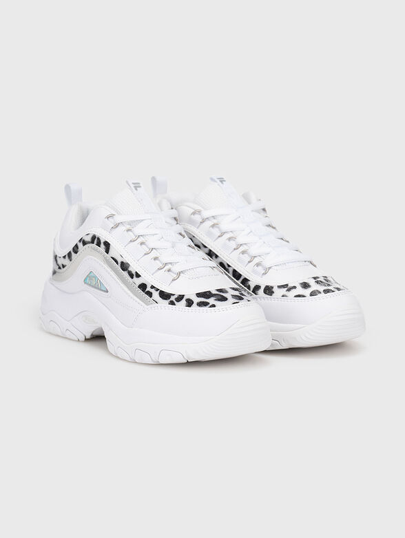 Sneakers STRADA A in black with print - 2