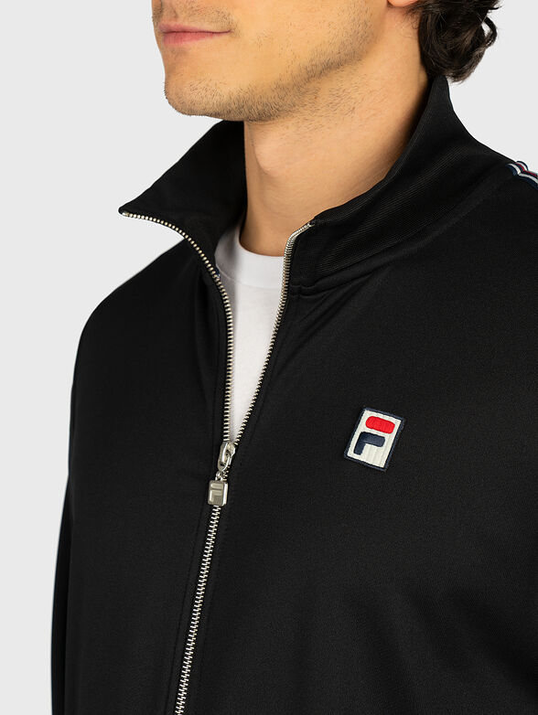 SALIH Track jacket in black - 2