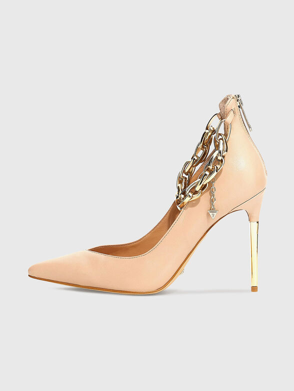 SHADEE heeled shoes with accent chain - 1