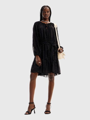 Chiffon dress with belt - 5