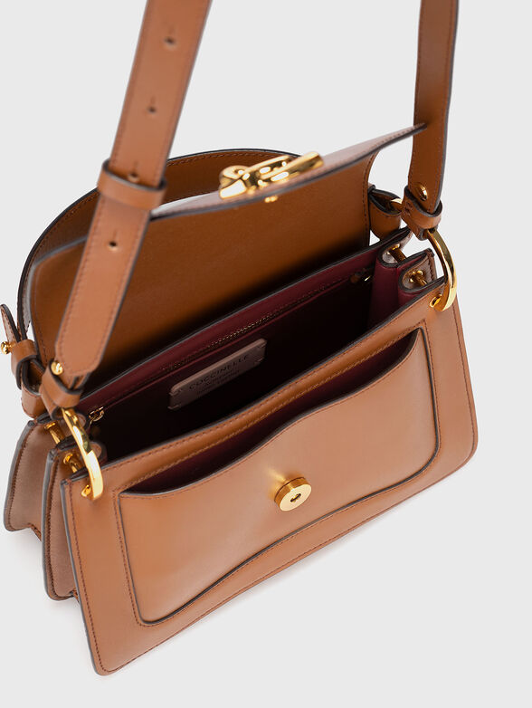 C-ME leather bag with accent logo - 6