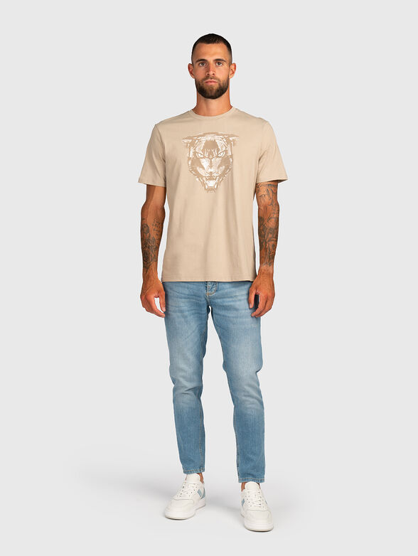 T-shirt with oval neckline - 2