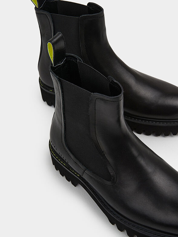 TRUCKER CHELSEA leather ankle boots - 6