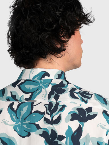 BARCELONA floral printed shirt - 4