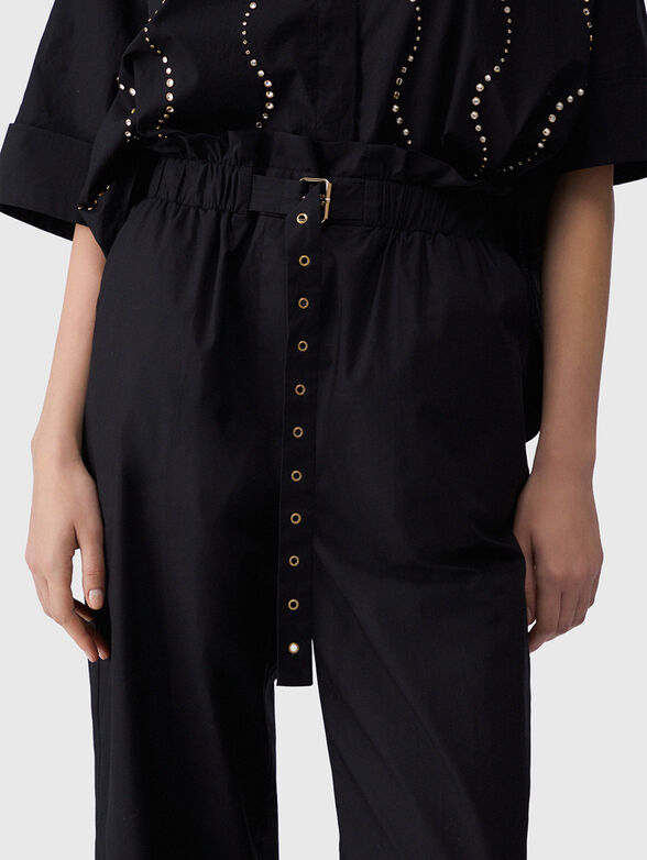 Black cotton pants  - 3