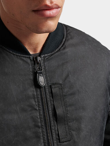 Black bomber jacket - 3