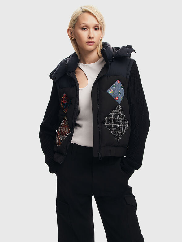 Jacket with patchwork - 1