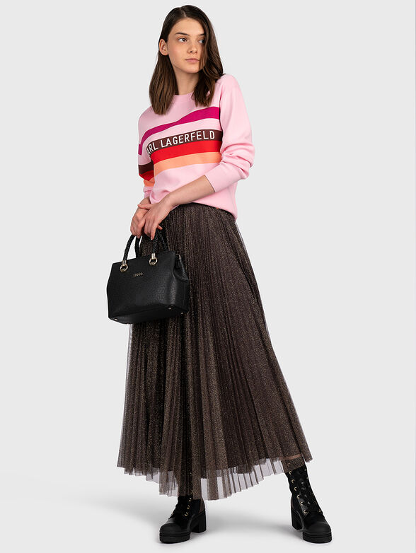 Sweater with logo inscription - 2
