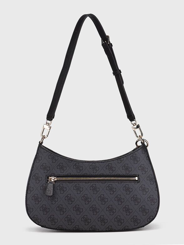 NOELLE bag with monogram print in beige - 2