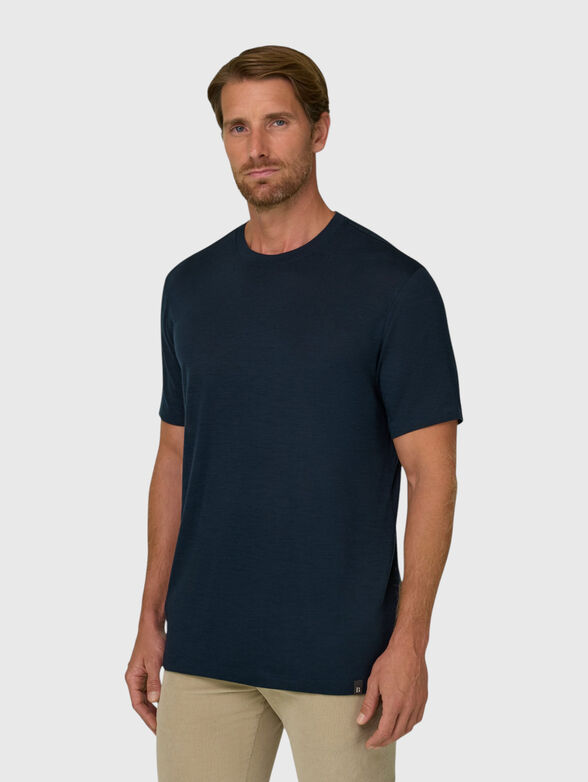 Wool blend T-shirt - 1