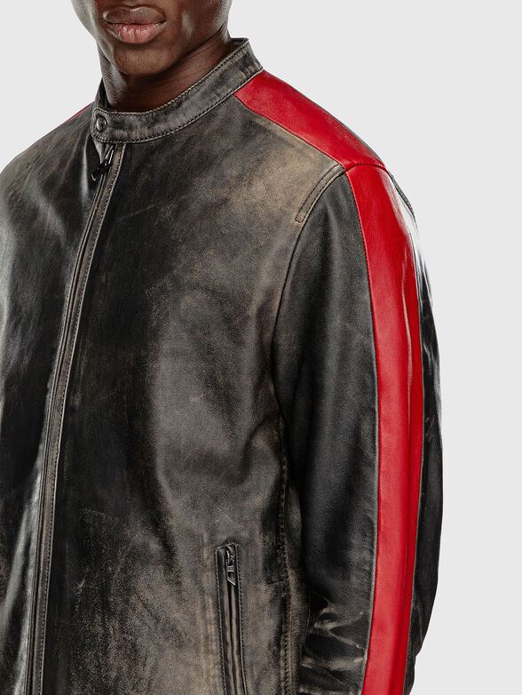 L-RENN leather jacket in sheep skin - 4