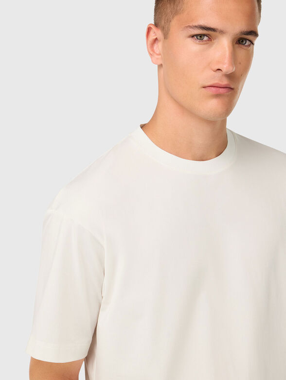 Crew neck white T-shirt - 4