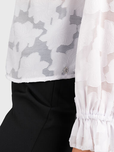 DENISE shirt with sheer effect - 5