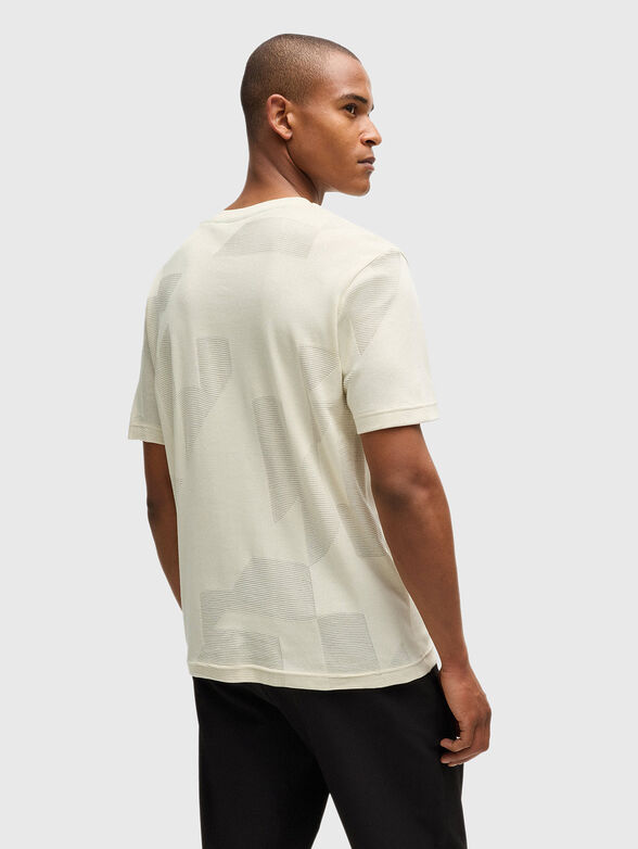 T-shirt with textured accents  - 3