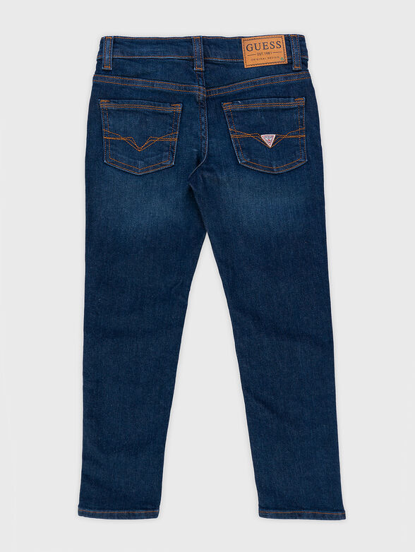 Skinny dark blue jeans - 2