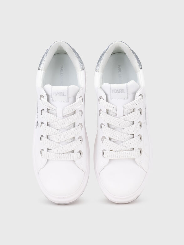 KAPRI LUG sports shoes in leather with logo - 6