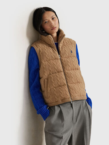 Wool and cashmere vest - 4