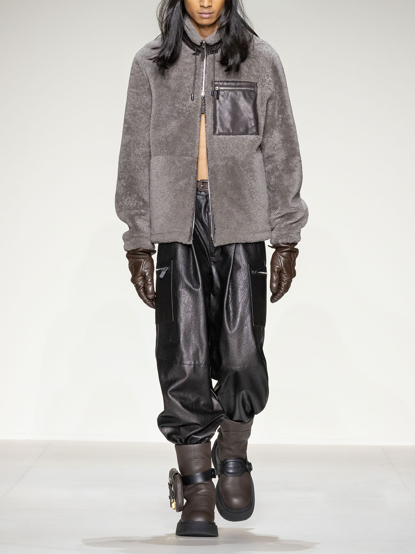 ジャケット・アウター EMPORIO ARMANI leather fur 2way jacket 315ePGkxPML._AC_UY1000_.jpg