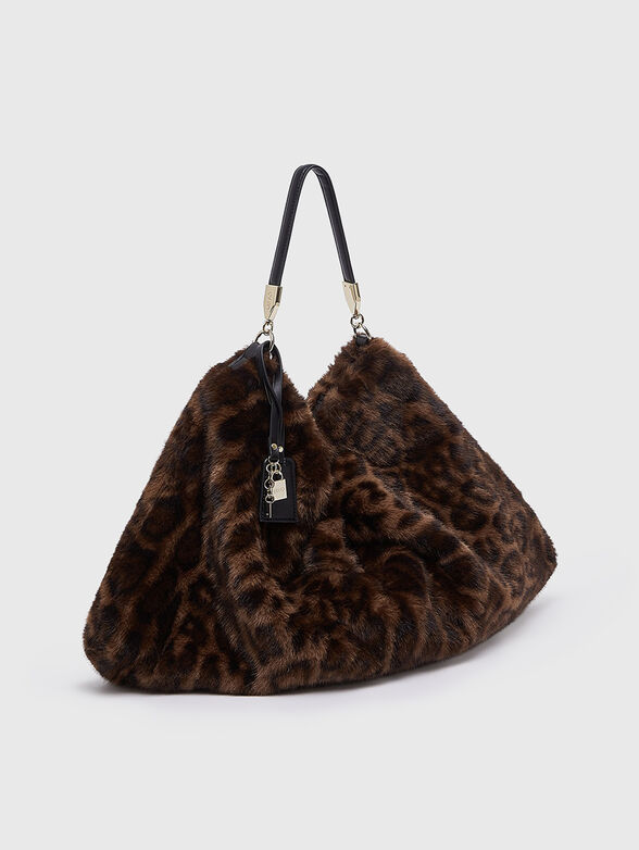 Large faux fur bag - 2