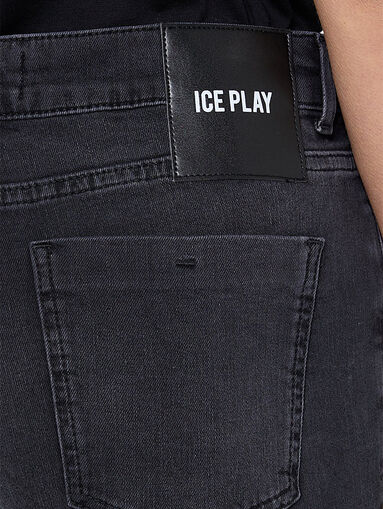 Black low waist jeans - 3