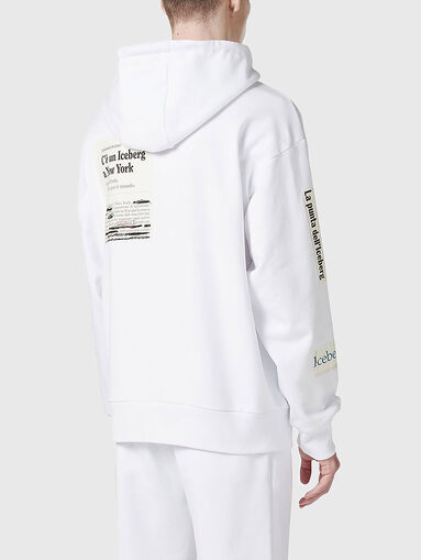 Cotton sweatshirt with hood - 3