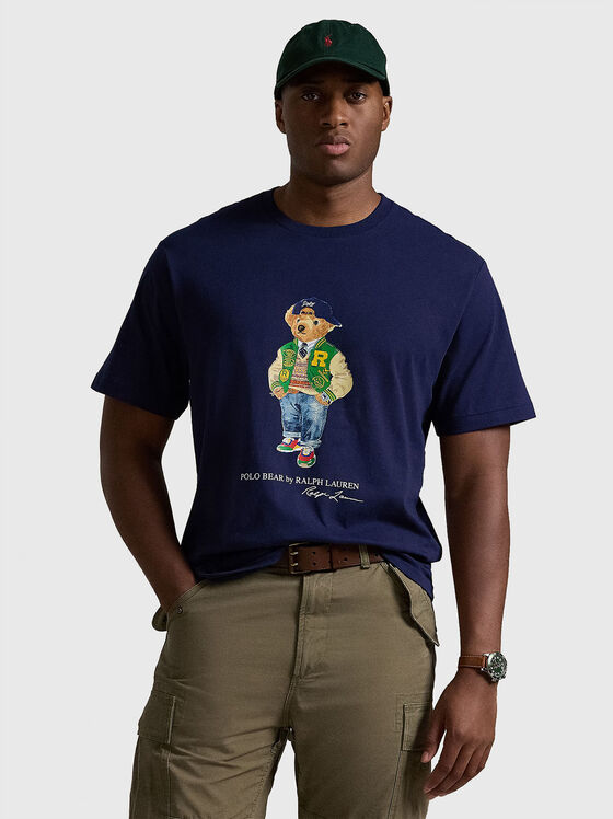 Тениска с лого принт - 1