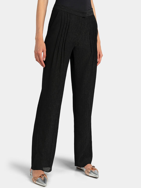 Wide pants with lurex threads - 4