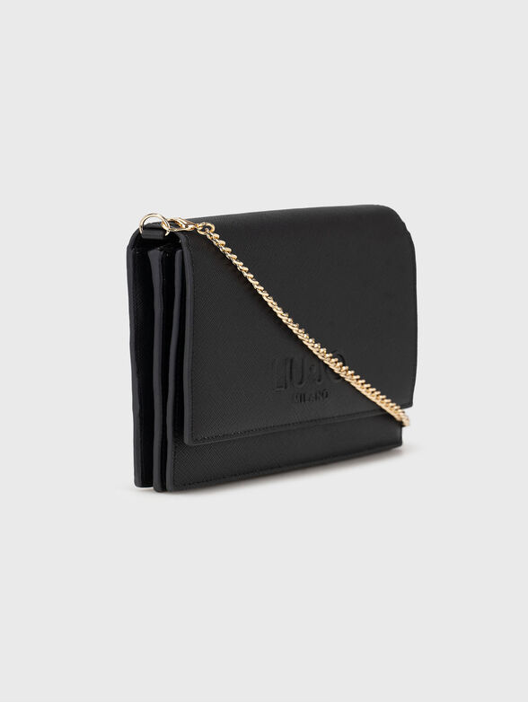 Small black bag with saffiano effect  - 4