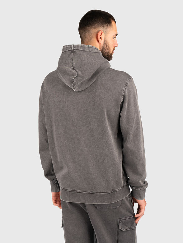 Sweatshirt with hood and logo - 2