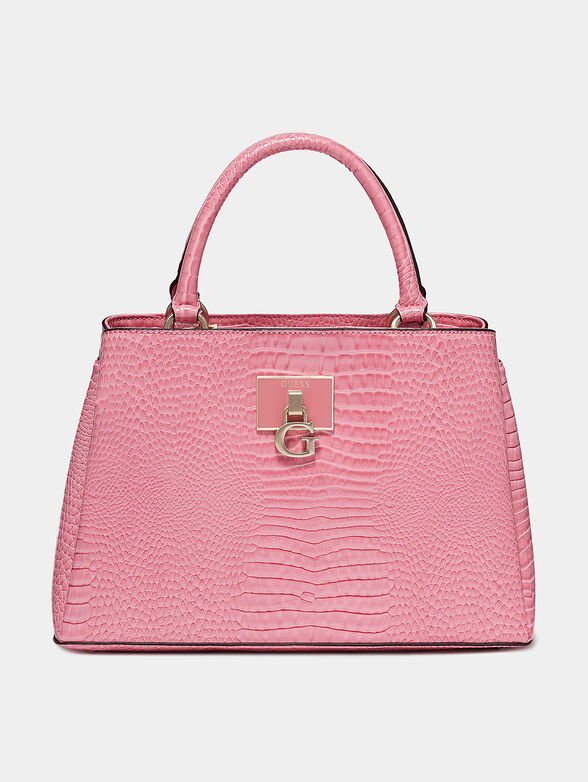 CARABEL Crocodile print satchel - 1