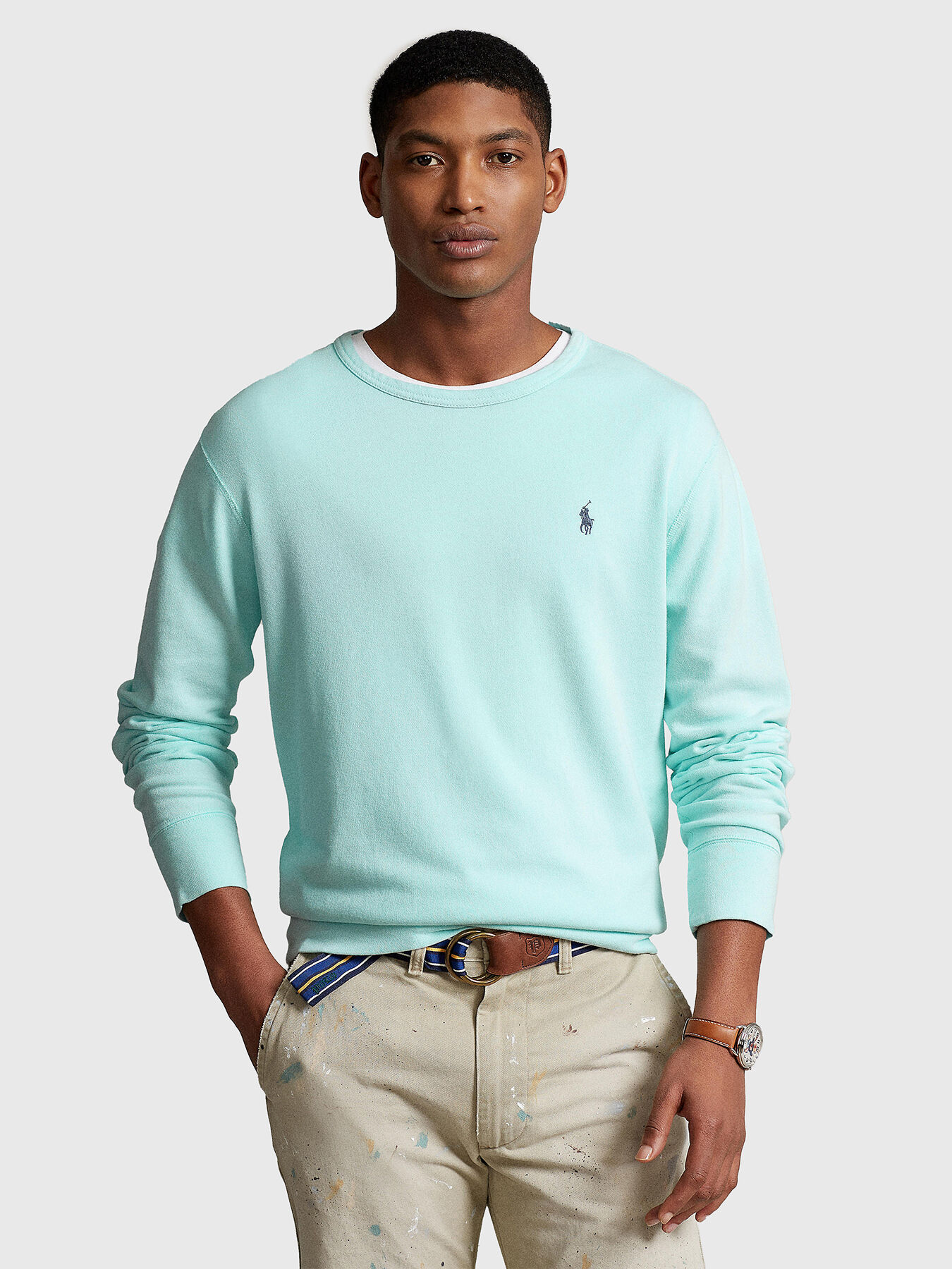 Ralph lauren cotton sweatshirt shop