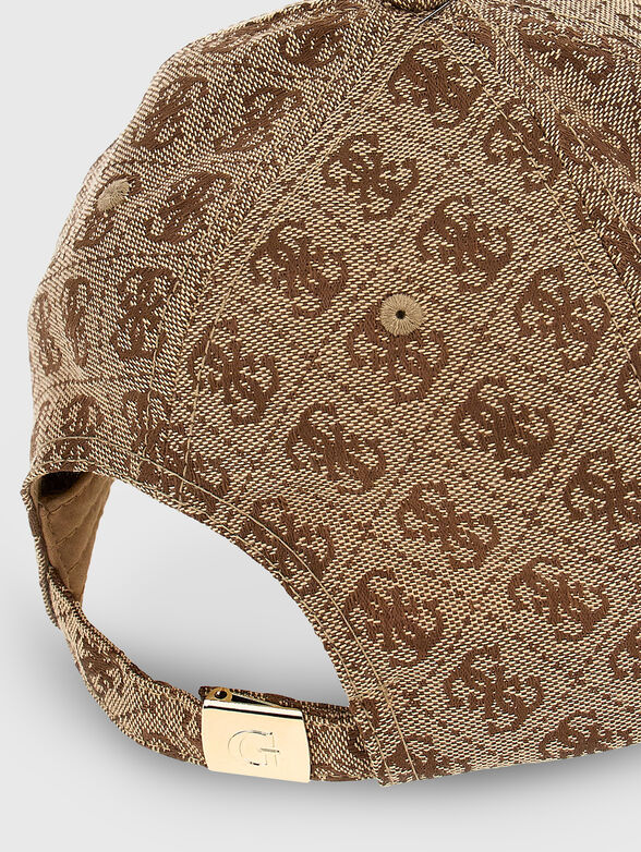 KATYA baseball cap with monogram logo print - 4