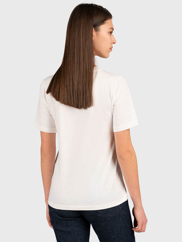 Grey T-shirt with logo print - 3