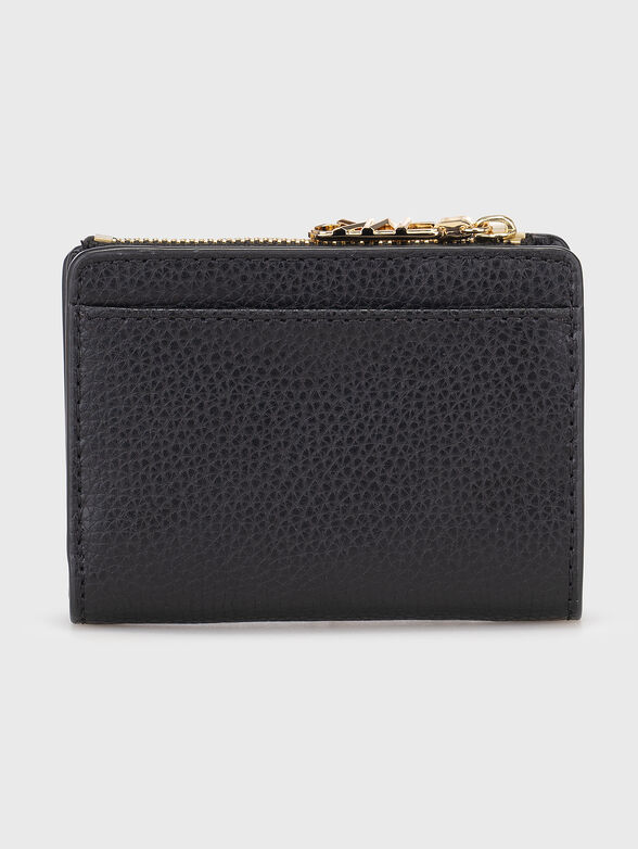 Wallet with logo detail in beige - 2