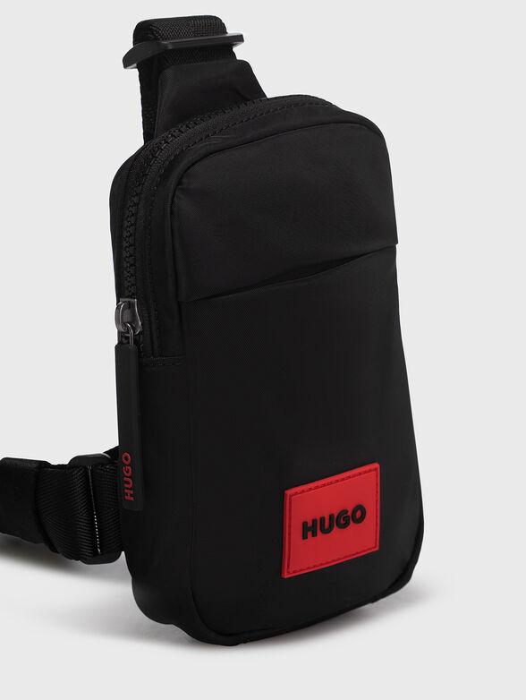 Crossbody bag with contrasting logo  - 4