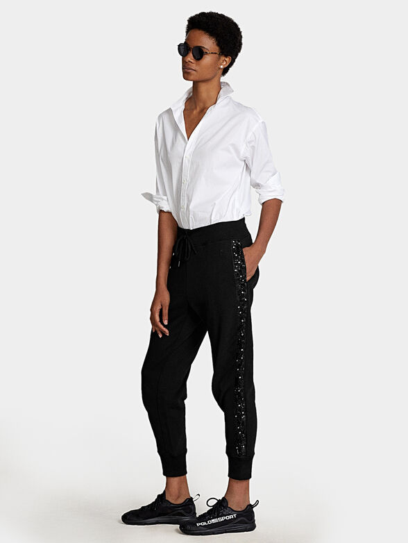 Sports pants with sequins - 4