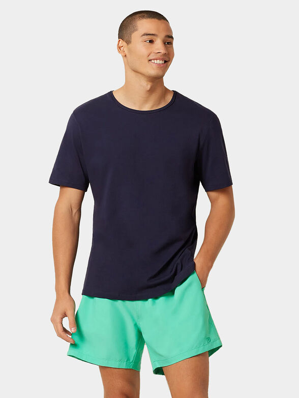 PASSEPARTOUT beach shorts in blue color - 2
