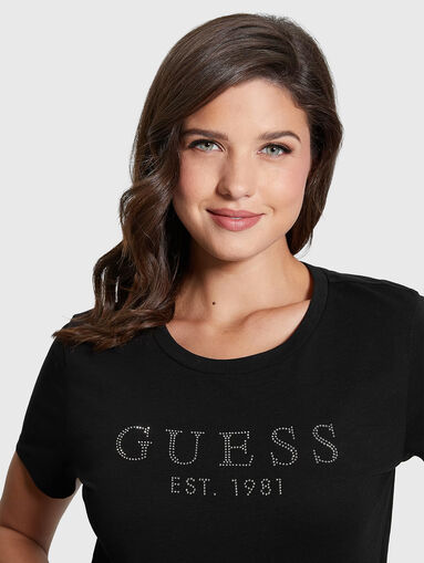 Cotton T-shirt with accent logo - 5