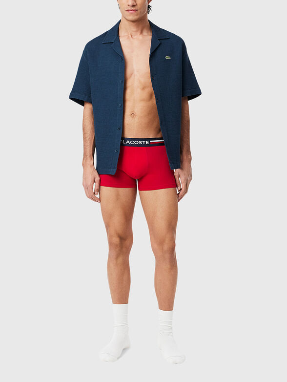 Set of three pairs of boxers with logo - 5