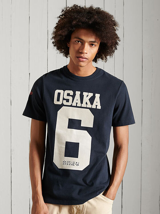 Тениска OSAKA в син цвят - 1
