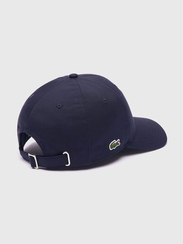 Embroidered hat in dark blue - 2