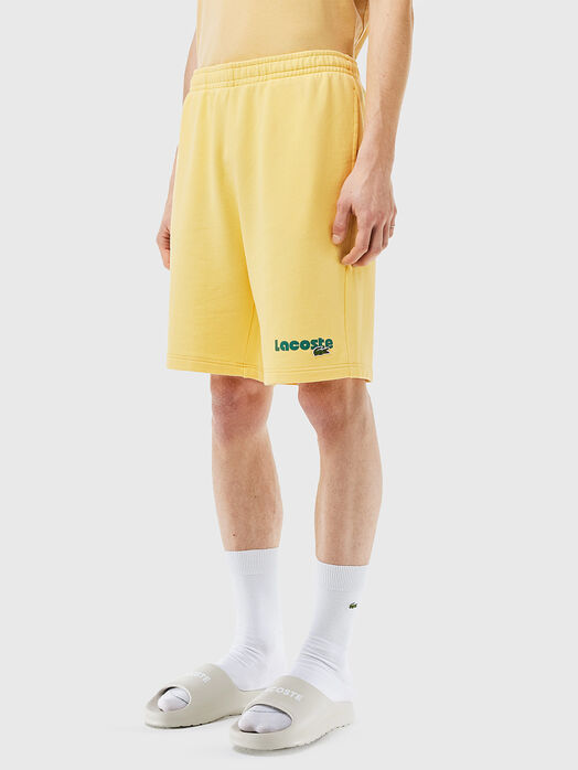 Sports shorts with logo detail