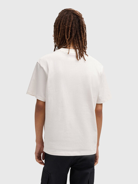 Oversized T-shirt with oval neckline - 3